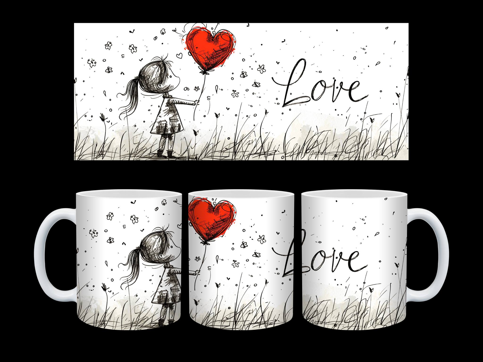 Whimsical Love Coffee Mug