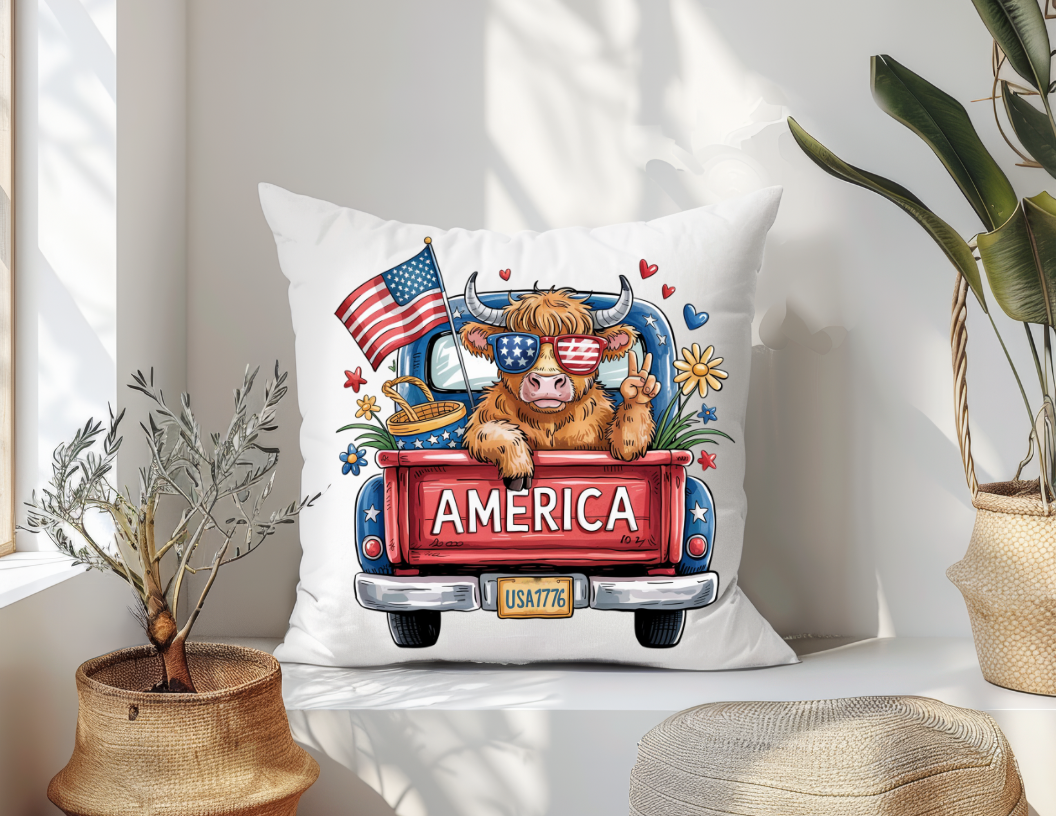 Highland Cow - America 250 Years