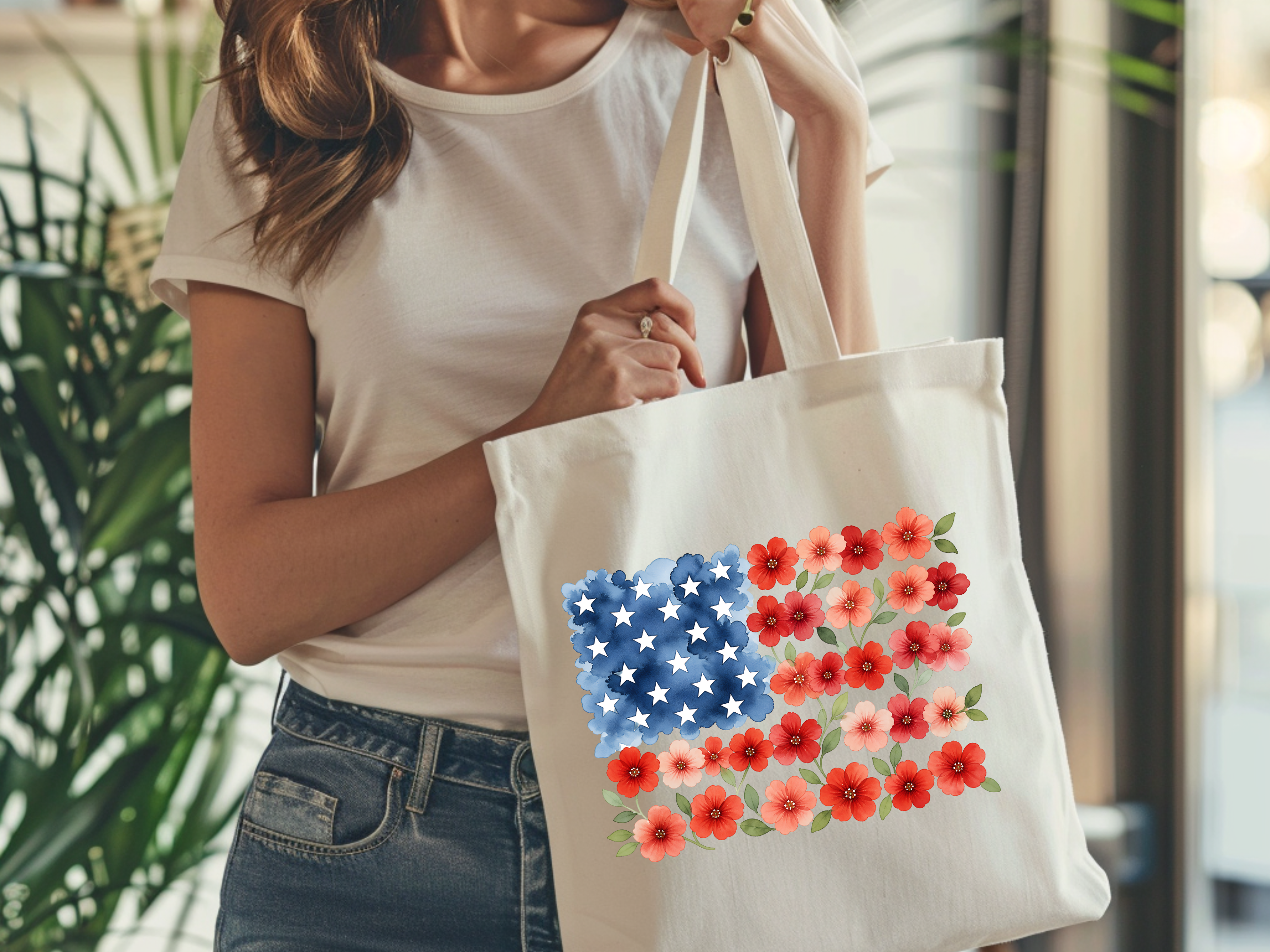 American Poppy Flag