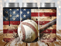 American Baseball Slim Can Cooler