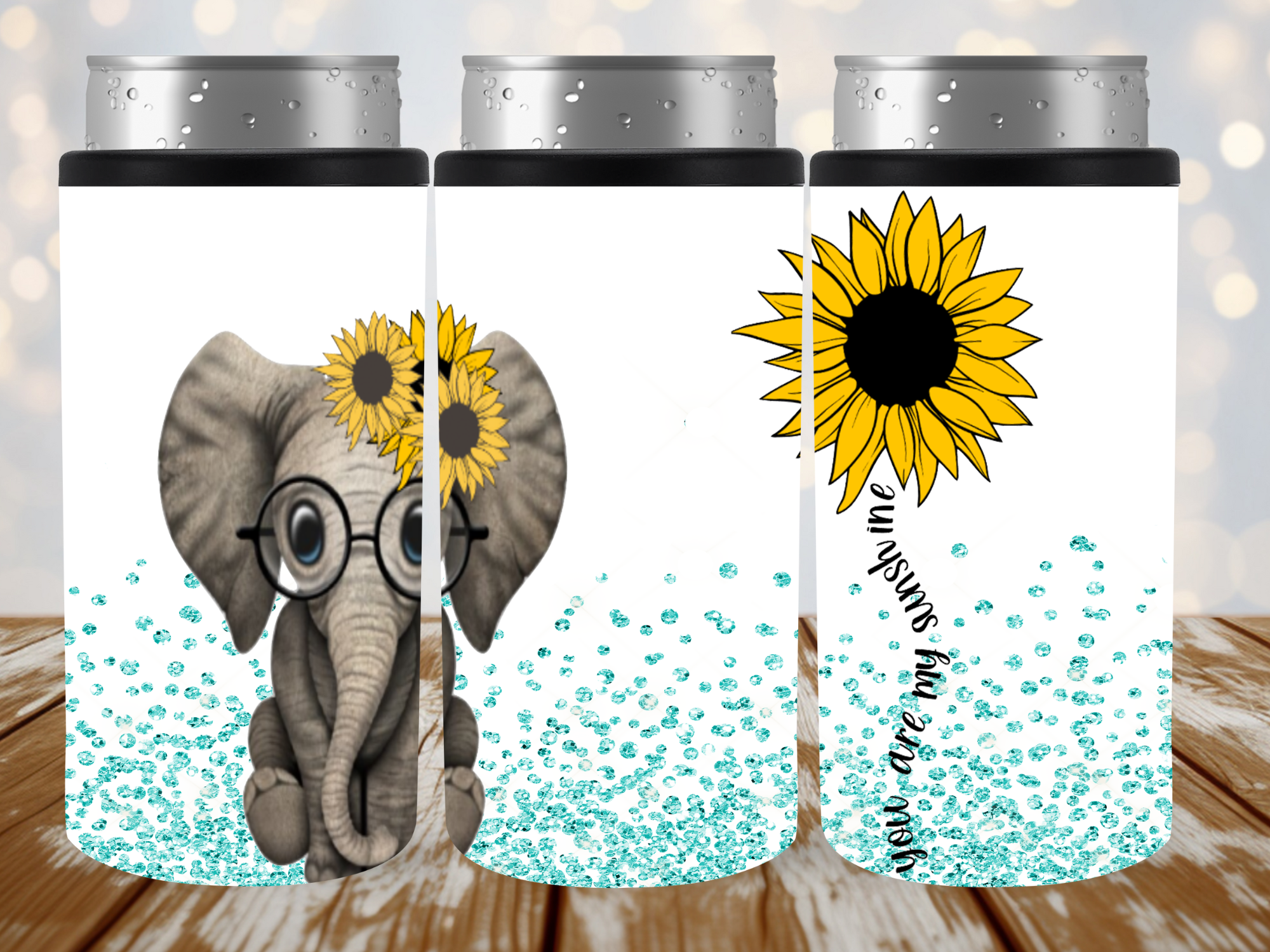 You Are My Sunshine Slim Can Cooler