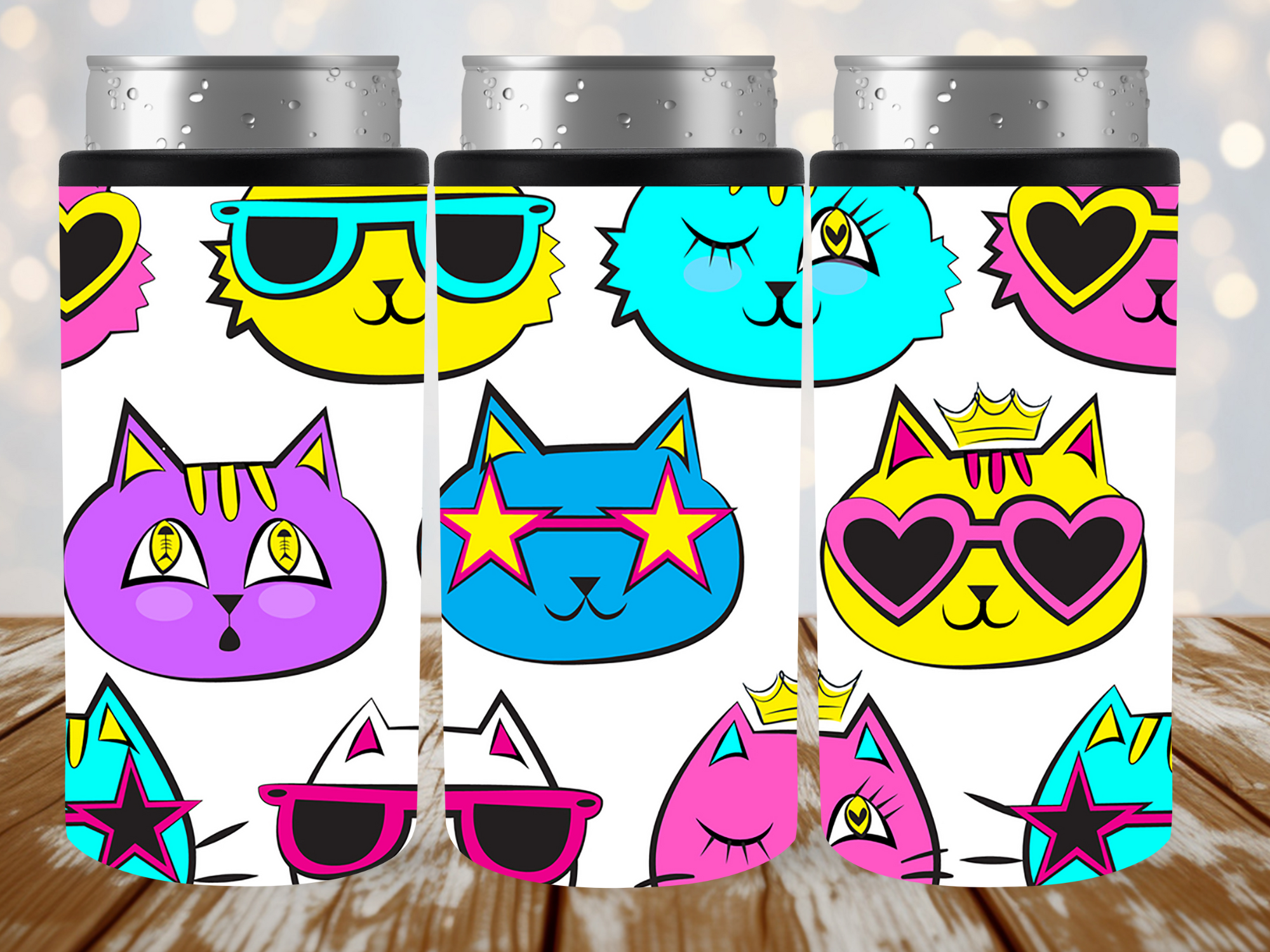 Cool Cat Slim Can Cooler