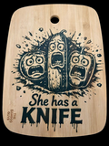 She Has A Knife
