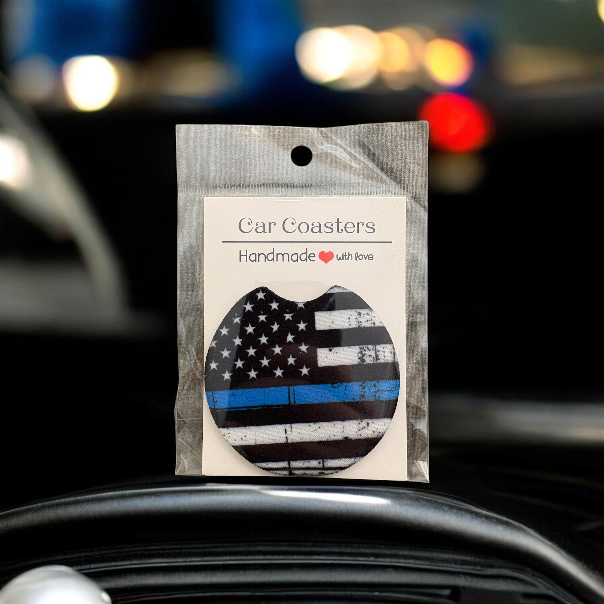 Thin Blue Line American Flag